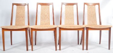 LESLIE DANDY FOR G PLAN SET OF FOUR TEAK WOOD DINING CHAIRS