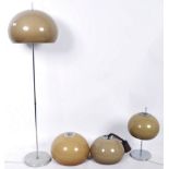 COLLECTION OF HARVEY GUZZINI MANNER MUSHROOM LIGHTING