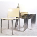 BONTEMPI CASA SET OF STACKING DINING CHAIRS