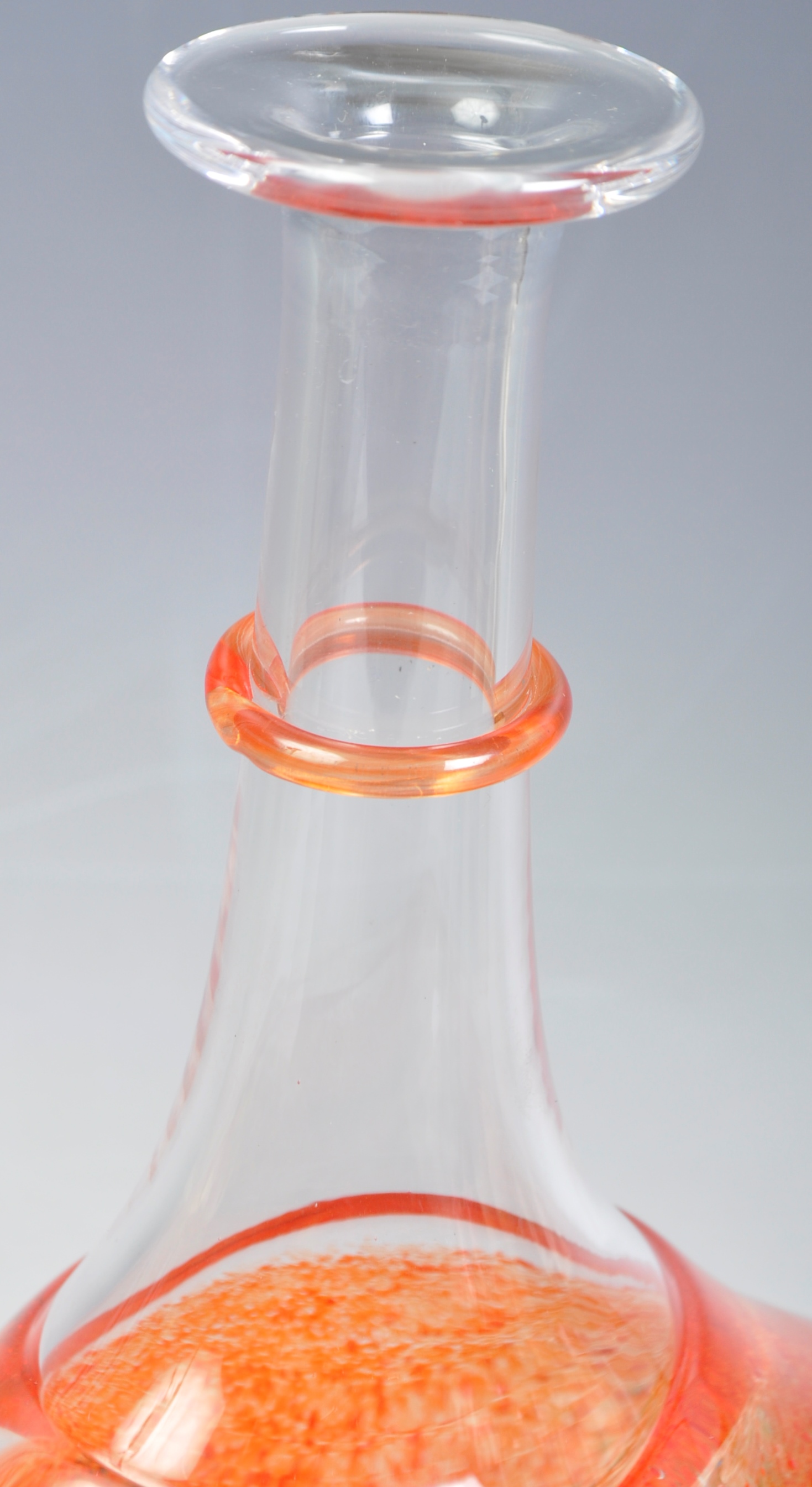 KOSTA BODA SWEDISH BLOWN GLASS VASE - Image 4 of 5