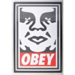 SHEPARD FAIREY OBEY ICON SIGNED POSTER