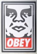 SHEPARD FAIREY OBEY ICON SIGNED POSTER