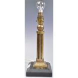 EARLY 20TH CENTURY ART DECO TABLE COLUMN LAMP