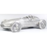 COMPULSION GALLERY PEWTER LAYERED 1930'S RACECAR
