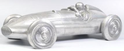 COMPULSION GALLERY PEWTER LAYERED 1930'S RACECAR