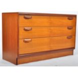 YOUNGER FURNITURE 1960'S TEAK WOOD CHEST OF DRAWERS