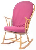 LUCIAN ERCOLANI ERCOL MODEL 473 CHAIRMAKERS ROCKING CHAIR