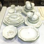 Approximately fifty pieces of Johnson Bros 'Eternal Beau' tea and dinner ware.