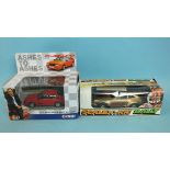 Corgi, CC02701 Ashes to Ashes Audi Quattro, boxed and a boxed Scalextric Rall C-119 Porsche Turbo