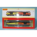 Hornby OO Gauge, R3572 Colas Co-Co Class 60 diesel Clic Sargent no. 60087, boxed.
