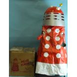 A boxed Berwick Toys Dalek play suit c1965, with dome, skirt, accessories and original packaging.