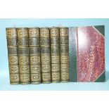 Morris (Rev F O), The History of British Birds, 6 vols, hd col plts, ge, hf mor gt, 8vo, 1851-1857.