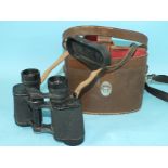 A pair of Swarovski-Optic Tirol Falke 8 x 30 EV binoculars, numbered 272667, with case (damaged).