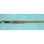 A Farlow & Co. 'Jubilee' 8ft 6-inch 2-piece split-cane trout rod.