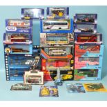 Seventeen modern issue boxed diecasts, including Corgi Thunderbirds (3), Bloodhound SSC, Blues