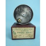 An Allcocks "Black Knight" 3-inch reel c1930's, boxed.