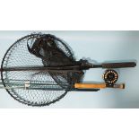 An Airflo Delta Plus 10ft 6-inch #7/8 carbon fibre 3-piece fly rod, a Stillwater #7/8 3½-inch fly