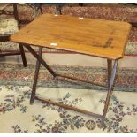 An oak hunting table, 56 x 77cm.