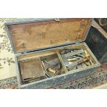 A Record No. 050 combination plane in box, various wooden planes and other tools in boxes,