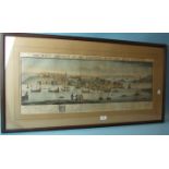 Samuel and Nathaniel Buck, 'The West Prospect of His Majesty's Dockyard Near Plymouth', a framed
