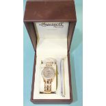 A ladies "Ingersoll Diamond" limited-edition wrist watch, 23/500, with mother-of-pearl dial and