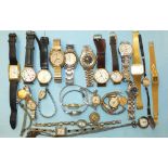 A quantity of watches.