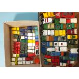 A large quantity of unboxed playworn diecasts, mainly Land Rovers, various makers, (78).