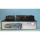 A DJH OO gauge kit-built BR Rebuilt West Country 4-6-2 locomotive and tender No. 34003 "