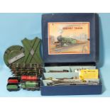 Hornby O Gauge, No. 201 Tank Goods Set, (in poor condition) and a quantity of Chad Valley Railway.