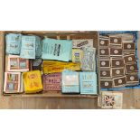 A collection of Redfords cigarette and tobacco labels and packets including brand names: Alls