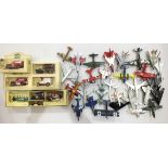 A quantity of unboxed aircraft, mainly Matchbox, (30) and various Lledo promotional diecast