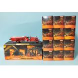 Matchbox Models of Yesteryear Fire Engine series: YSFE01 1930 Ahrens-Fox "Quad" with stand and