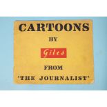 Cartoons by Giles from 'The Journalist', a scarce collection of cartoons issued to raise money for