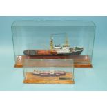 Classic Ship Collection, Exclusive Ship Models, CSC4003 Oceanic, presented in plastic and wood