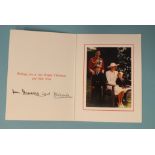 HRH Charles, Prince of Wales and HRH Diana, Princess of Wales, Christmas card 1989, autopen