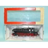 Fleischmann HO gauge, 406501 DB 2-8-7 tank locomotive, no.065014-3, boxed.