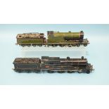 OO Gauge, a kit-built LSWR 4-6-0 locomotive No. 330 and another BR 2-6-0, No. 2430, (2).
