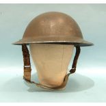 A WWII tin helmet.