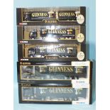 Corgi Guinness series: five boxed diecast models, 75407, 76403, 59529 - 59531, (5).