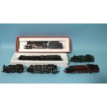 OO Gauge, six locomotives by Hornby, Triang and Airfix, including an unmarked Class 5M5 4-6-0