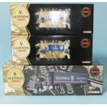 Corgi Guinness series: three boxed diecast models: 55801, 22302 and 50703, (3).