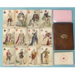 A pack of Gilbert, Paris playing cards, (51/52, no.4?) with named Elizabethan figures as court