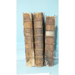 Rapin de Thoyras (Paul), History of England, 2 Vols, engr tp, maps and charts, (some flg). cf, to,