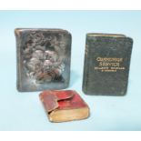 Miniature Books: The Book of Common Prayer, with silver front board embossed with angels' heads, 5.5
