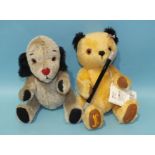Steiff, a pair of modern Sooty and Sweep, with ear buttons, tags and labels, 26cm high, (no