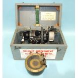 An AM Astro Compass MkII 6A/1174 2/H, in fitted case and a military issue type O6A hand-held