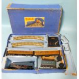 Hornby Dublo, EDP1 Passenger Set: LNER 4-6-2 locomotive 'Sir Nigel Gresley', No. 7, two coaches,