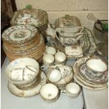 Approximately 54 pieces of Copeland Spode 'Eden' decorated dinner ware, 24 pieces of late-19th
