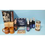 A quantity of Courage ales celebrating royal weddings, Jubilee and anniversaries, two 'Courage' mugs