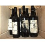 Warres, 1997 75cl 20%, (capsules intact, labels damaged, some missing, seven bottles, (7).